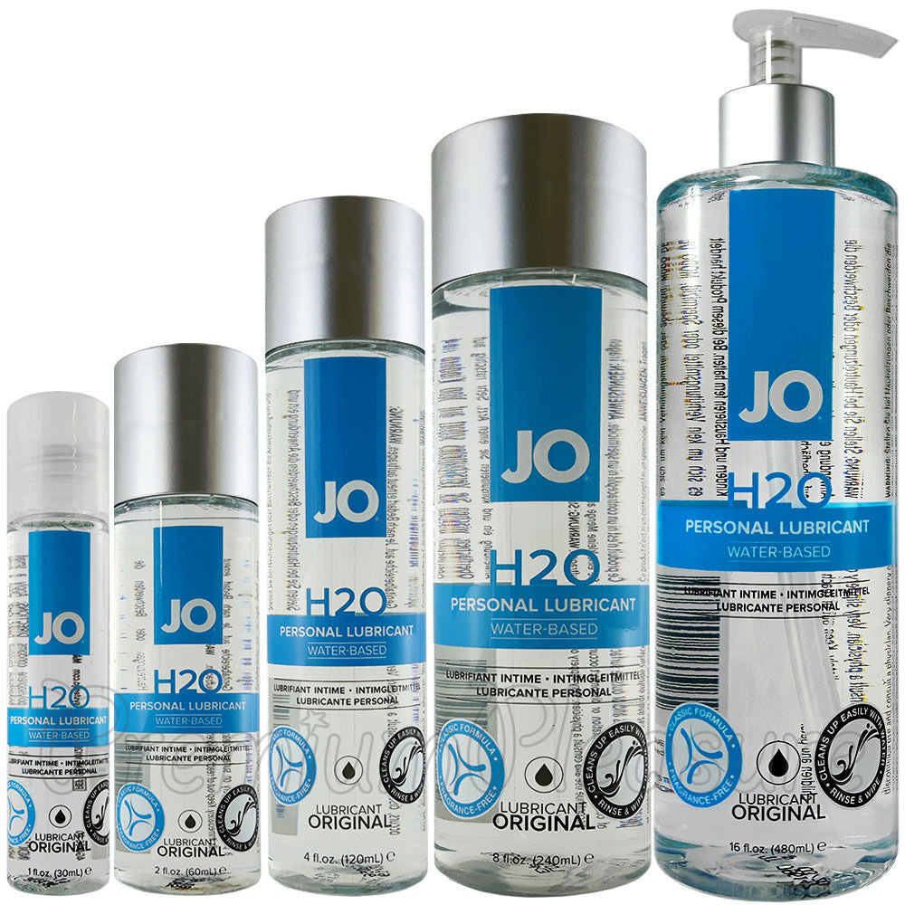 System JO H2O Water Based Lubricant Personal Intimate Lube Long Lasting Glide