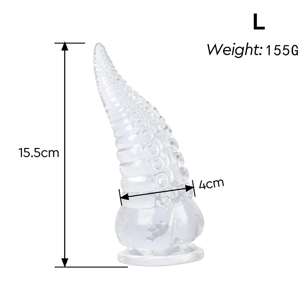 Realistic Tentacle Dildo Octopus Animal Sex Toy Huge Jelly Dildos Anal Plug Progressive Vaginal Dilators Monster Penis Buttplug