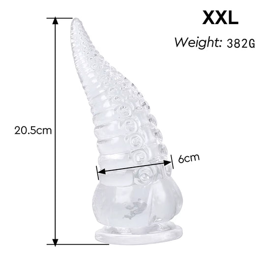 Realistic Tentacle Dildo Octopus Animal Sex Toy Huge Jelly Dildos Anal Plug Progressive Vaginal Dilators Monster Penis Buttplug