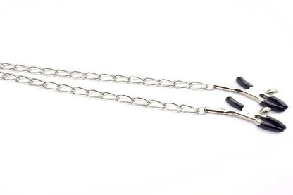 PU Leather Collar with Nipple Clamps SM Bondage Play Sex Toys for Couples BDSM